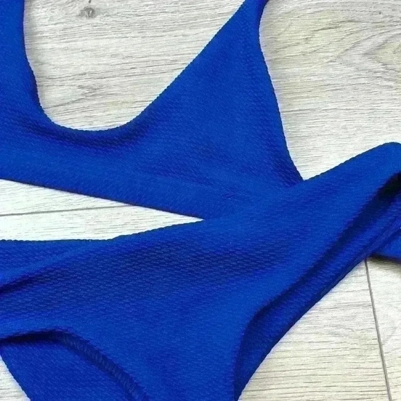 Zaful Dark Blue Cheeky Bikini Size M - Picture 7 of 7